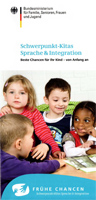 Flyer Schwerpunkt KiTa Sprache und Integration / Thumb